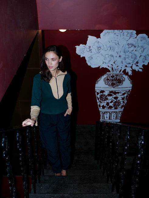 Emerald Zip-Up